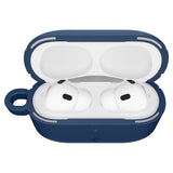Husa casti pentru AirPods Pro 3, Spigen, Protection Case Vault Acs09828 Air Space Technology Aluminum Holder Midnight Na, alb