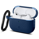 Husa casti pentru AirPods Pro 3, Spigen, Protection Case Vault Acs09828 Air Space Technology Aluminum Holder Midnight Na, alb