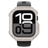 Husa smartwatch pentru Apple Watch 10 42mm, Spigen, bej