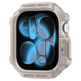 Husa smartwatch pentru Apple Watch 10 42mm, Spigen, bej