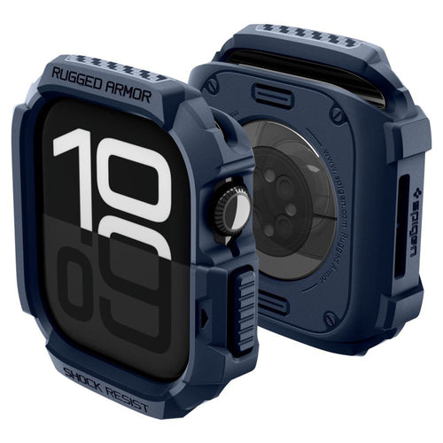 Husa smartwatch pentru Apple Watch 10 42mm, Spigen, bleumarin