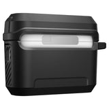 Husa casti pentru AirPods Pro 3, Spigen, Lock Fit Acs09825 Matte, negru