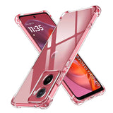 Husa pentru Motorola Moto G05, Techsuit Shockproof Clear Silicone, transparenta