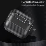Husa casti pentru AirPods 4, Techsuit Carbonfiber, negru