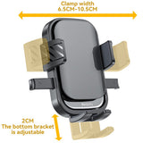 Suport auto Yesido Suport auto (C267), pentru Bord/Parbriz, 360, cu Telescopic Clema Brat, Easy Extending Clip, Non-slip, negru
