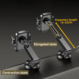 Suport auto Yesido Suport auto (C267), pentru Bord/Parbriz, 360, cu Telescopic Clema Brat, Easy Extending Clip, Non-slip, negru
