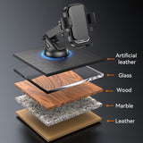 Suport auto Yesido Suport auto (C267), pentru Bord/Parbriz, 360, cu Telescopic Clema Brat, Easy Extending Clip, Non-slip, negru