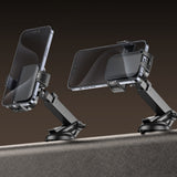 Suport auto Yesido Suport auto (C267), pentru Bord/Parbriz, 360, cu Telescopic Clema Brat, Easy Extending Clip, Non-slip, negru