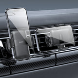 Suport auto Yesido Suport auto (C251), pentru Grila ventilatie, cu Auto-locking, Carbon Fiber Panel, 360°, Universal, negru