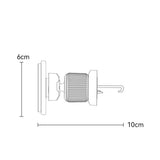 Suport auto Yesido Suport auto (C252), Magnetic, pentru Grila ventilatie, 360A°, Barb Lock, Widely Compatibil, negru