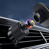 Suport auto Yesido Suport auto (C252), Magnetic, pentru Grila ventilatie, 360A°, Barb Lock, Widely Compatibil, negru