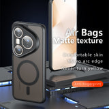 Husa pentru Huawei Pura 80 Ultra, Techsuit PureFrost MagSafe, negru frost