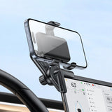 Suport auto Yesido Suport auto (C250), For Computer Screen Corner, 360°, Snap-on Press Clip, Non-Slip, 4.7, negru