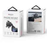 Suport auto Yesido Suport auto (C250), For Computer Screen Corner, 360°, Snap-on Press Clip, Non-Slip, 4.7, negru