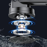 Suport auto Yesido Suport auto (C179), pentru Bord/Parbriz, Star Inel Magnetic Design, 360, Zinc Alloy, negru