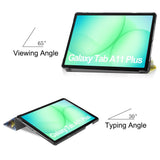 Husa tableta pentru Samsung Galaxy Tab A9 Plus, Techsuit FoldPro, Butterfly