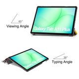 Husa tableta pentru Samsung Galaxy Tab A9 Plus, Techsuit FoldPro, Butterfly