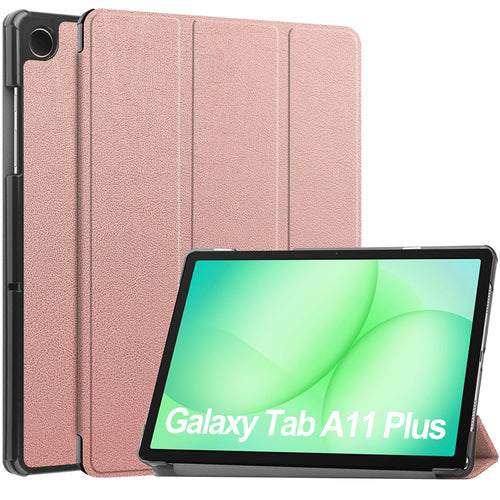 Husa tableta pentru Samsung Galaxy Tab A9 Plus, Techsuit FoldPro, roz