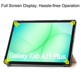 Husa tableta pentru Samsung Galaxy Tab A9 Plus, Techsuit FoldPro, roz