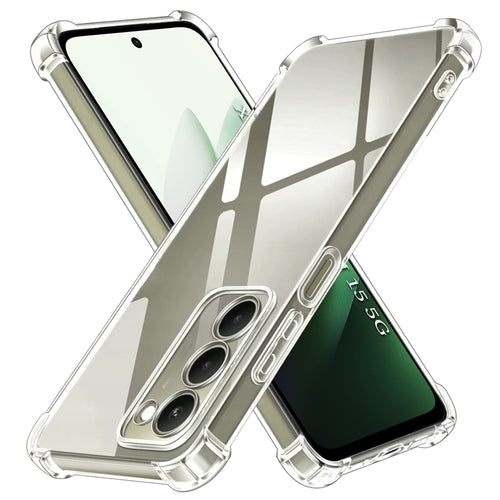 Husa pentru Xiaomi Redmi 15 5G, Techsuit Shockproof Clear Silicone, transparenta
