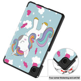 Husa tableta pentru Samsung Galaxy Tab A9, Techsuit FoldPro, Butterfly