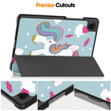 Husa tableta pentru Samsung Galaxy Tab A9, Techsuit FoldPro, Butterfly