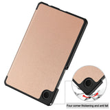 Husa tableta pentru Samsung Galaxy Tab A9, Techsuit FoldPro, roz