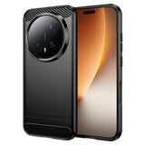 Husa pentru Honor Magic8 Pro, Techsuit Carbon Silicone, albastru