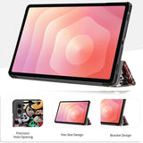 Husa tableta pentru Samsung Galaxy Tab S11 Ultra, Techsuit FoldPro, Unicorn