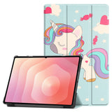 Husa tableta pentru Samsung Galaxy Tab S11 Ultra, Techsuit FoldPro, Unicorn