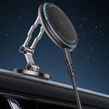 Suport auto Yesido cu Wireless Charging (C306), pentru Bord, Anti Shake, Zinc Alloy, 15W, negru