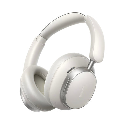 Casti wireless UGREEN Studio Pro HP206 (55614), Bluetooth 6.0, cu Microfon, Hi-Res, ANC, Custom EQ, LDAC, alb