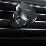 Suport auto Yesido Mini Suport auto (C214), Magnetic, pentru Grila ventilatie, Rotatie libera, Zinc Alloy, Non-slip, Universal, negru