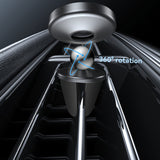 Suport auto Yesido Mini Suport auto (C214), Magnetic, pentru Grila ventilatie, Rotatie libera, Zinc Alloy, Non-slip, Universal, negru