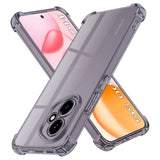 Husa pentru Honor 400, Techsuit Shockproof Clear Silicone, fumuriu