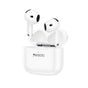 Casti wireless Yesido (TWS32), cu ANC, Microfon, Bluetooth 5.4, Semi-Design in-ear, 300mAh, alb
