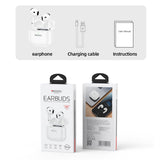 Casti wireless Yesido (TWS32), cu ANC, Microfon, Bluetooth 5.4, Semi-Design in-ear, 300mAh, alb