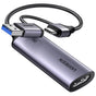 Adaptor UGREEN Video Capture Card CM629 (15389), USB/Type-C to HDMI, 2K@30Hz, Low Latency, Universal Compatibility