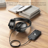 Casti wireless Yesido (EP08), cu Bluetooth V5.3, Active ANC, Microfon, 500mAh, negru