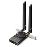 UGREEN Expansion Card Wi-Fi 7 BE6500 (55204), pentru Windows 11, Bluetooth 5.4, 6dBi Antenna, MLO, 6G Tri Band, Negru