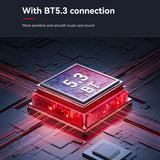 Casti wireless Yesido (YSP13), cu Bluetooth V5.3, Open-ear Design, Air Conduction Sunet, 600mAh, LED, negru