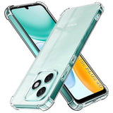 Husa pentru Honor X5c Plus, Techsuit Shockproof Clear Silicone, transparenta