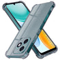 Husa pentru Honor X5c Plus, Techsuit Shockproof Clear Silicone, fumuriu