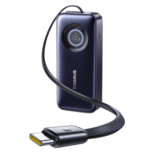 Baterie Externa Baseus Enercore CR11 (E0027H00), cu Integrat Type-C Cable, 20.000mAh, 67W, Portabil Design