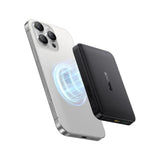Baterie Externa Baseus Enerfill FM12 (E0028500), Magnetic, Qi2 Technology, 10.000mAh, 22.5W, Negru