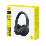 Casti wireless Baseus BH1 Lite (A0203C00), On-ear, Bluetooth V6.0, AI ENC Technology, negru