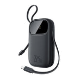 Baterie Externa Baseus Enerfill FC31 (P10082106123-00), USB, Type-C, cu Cable, 22.5W, 10000mAh, Afisaj Digital, Negru