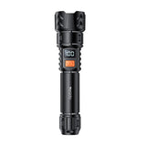 Yesido Flashlight (TC10), Telescopic Zoom, White Laser LED, 5x Modes, reincarcabil, afisaj digital, 4W, 800mAh, Negru