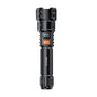 Yesido Flashlight (TC10), Telescopic Zoom, White Laser LED, 5x Modes, reincarcabil, afisaj digital, 4W, 800mAh, Negru