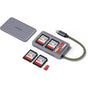 Cititor de carduri UGREEN Card Reader (55886), Type-C to 2x SD, TF Card, Dual Connector, 170MB/s, Plug&Play, Integrat Cable, gri